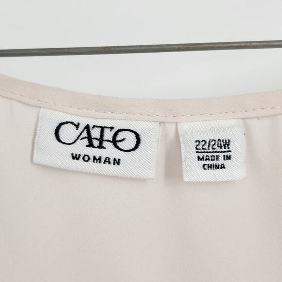 Cato Flowy Top - Women's Plus Size 22/24W - Excellent Condition - Picture 3 of 4